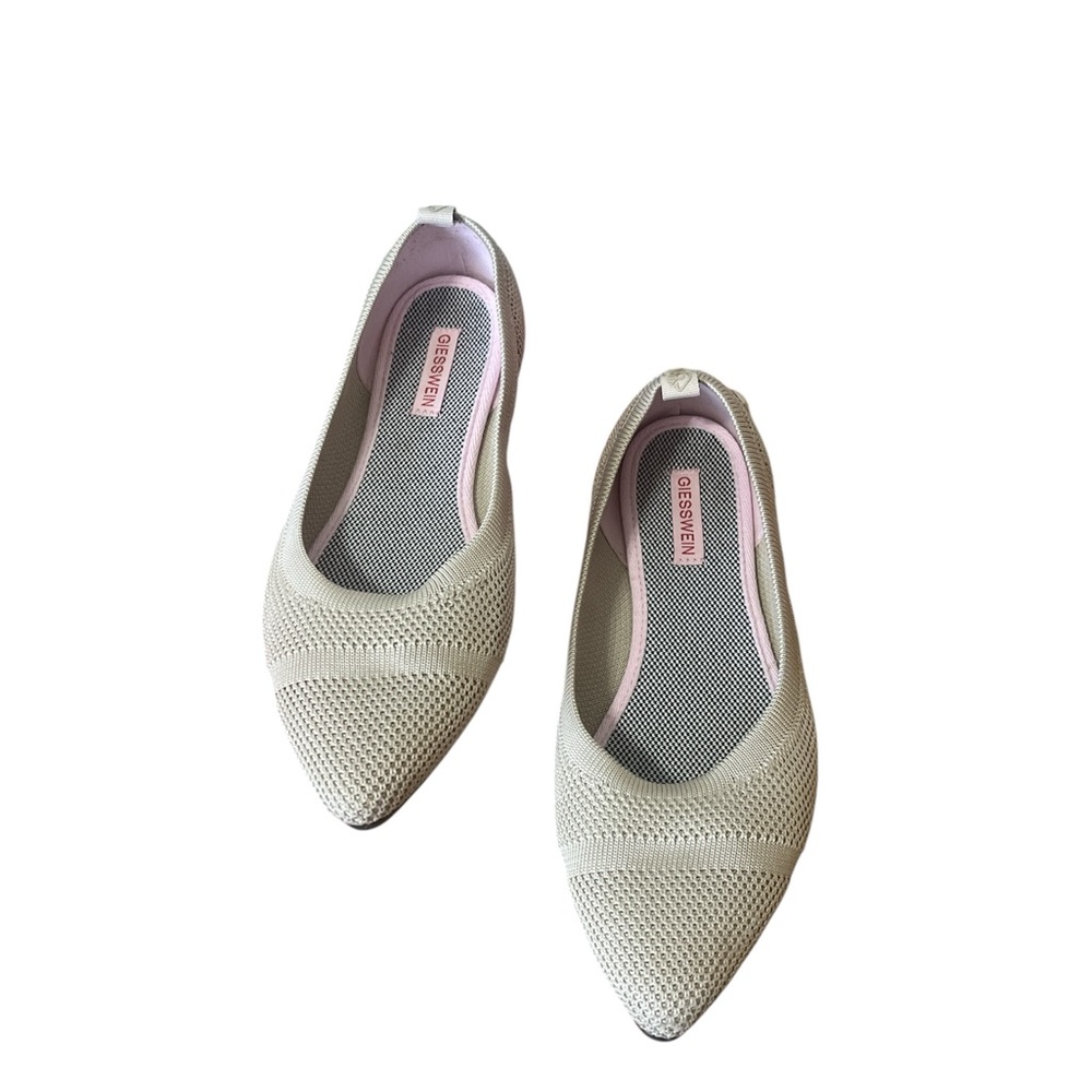 NWOT GIESSWEIN Women’s Ballet ECO Slip On Flats in Sand Sz. 7.5